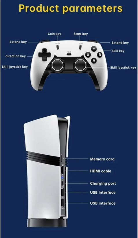 کنسول بازی GS5 Pro (مدل 2.4G Wireless Controller Gamestation)
